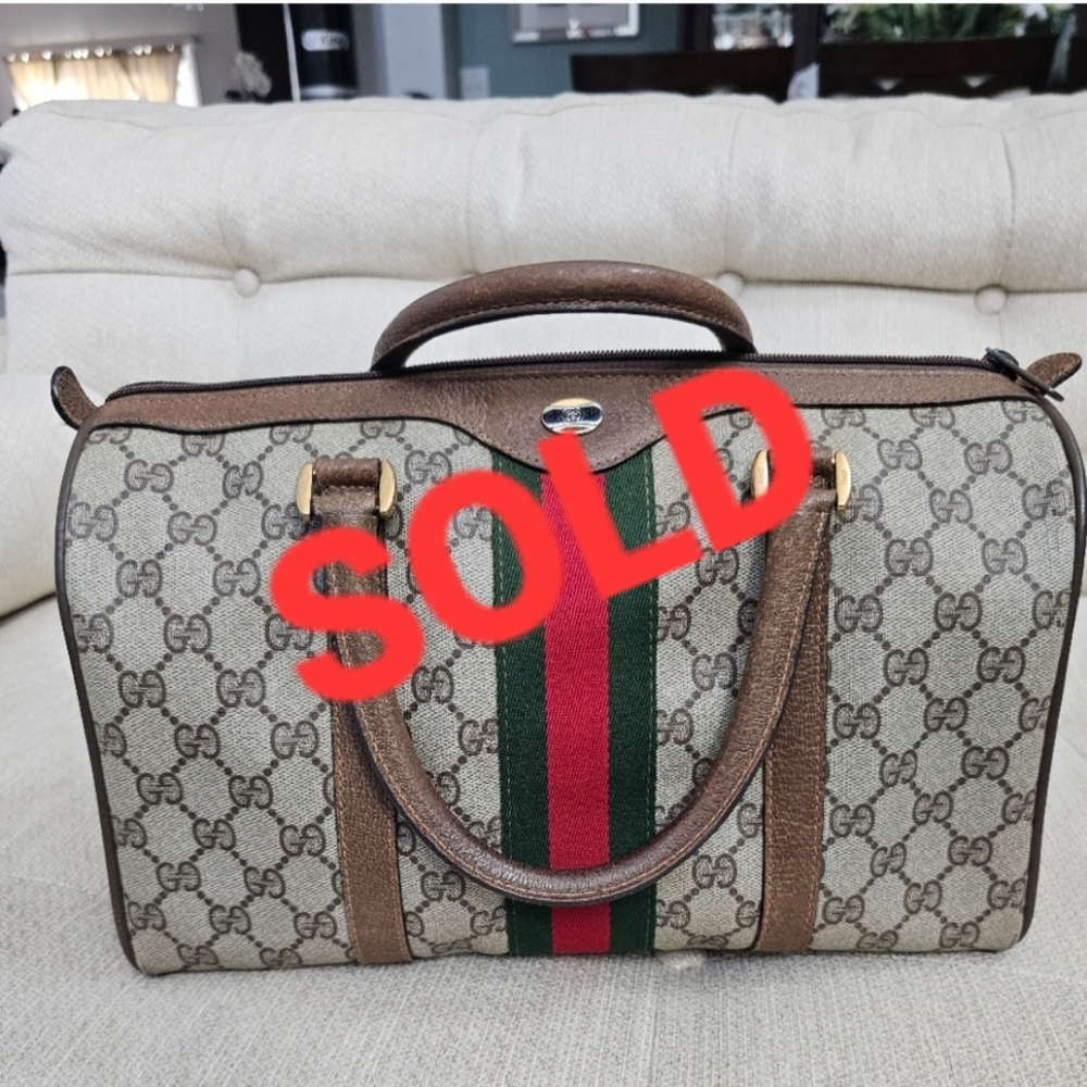 SOLD----------Gucci Boston Handbag